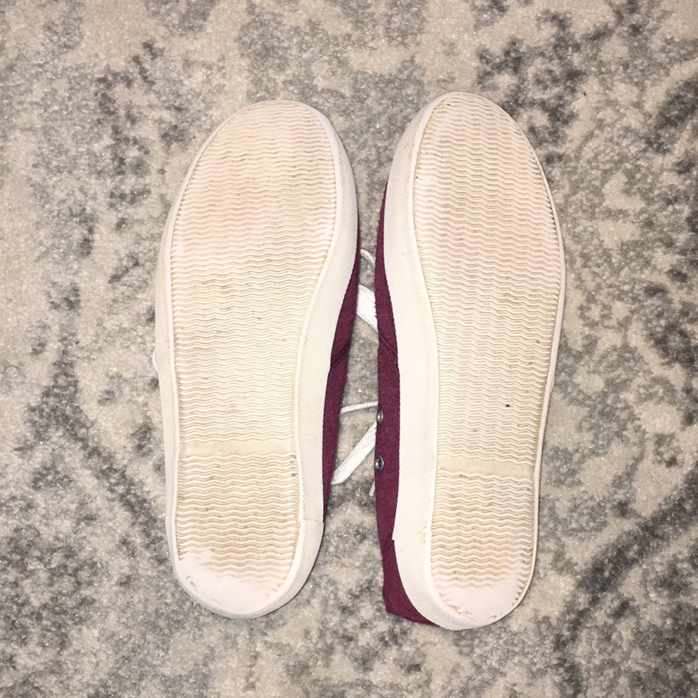 H&M Burgundy Tennis Sneakers - Picture 6 of 6